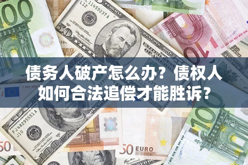济南债务人破产怎么办？债权人如何合法追偿才能胜诉？