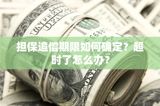 济南担保追偿期限如何确定？超时了怎么办？