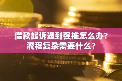 济南借款起诉遇到强推怎么办？流程复杂需要什么？